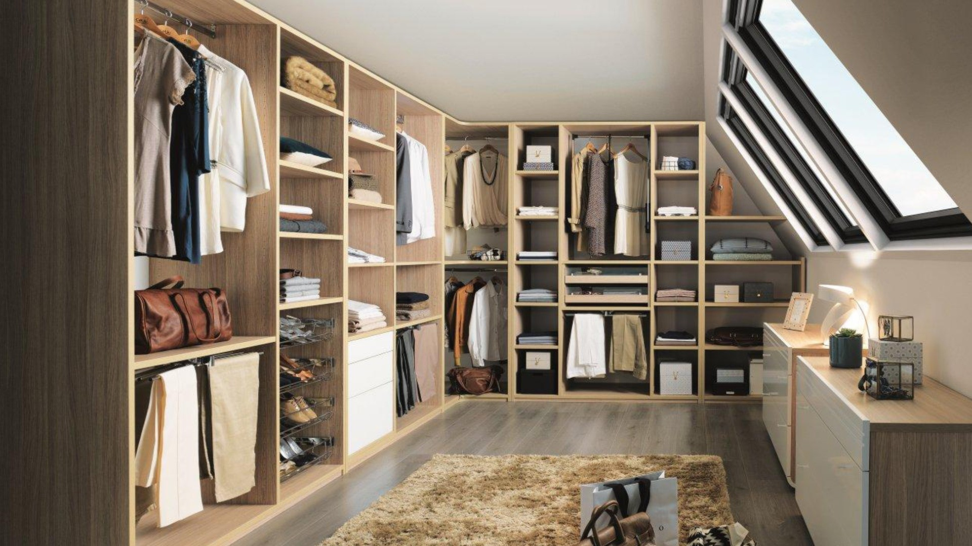 Dressing sur mesure en bois