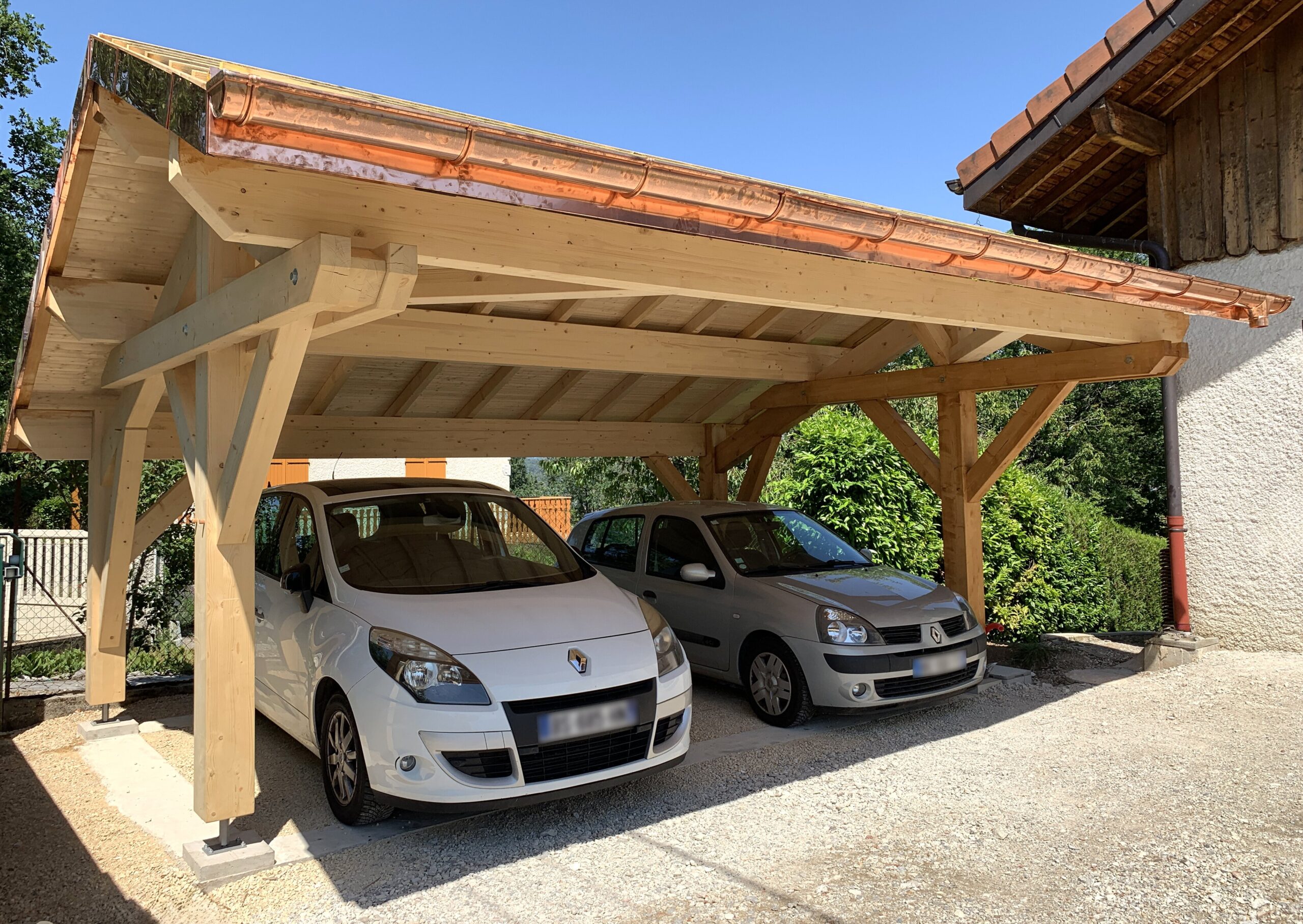Carport en bois